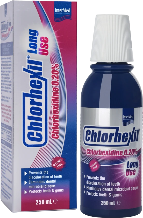 Chlorhexil Long Use 0,20%, bočica od 250 ml uz kutiju, vodica za produženu terapiju